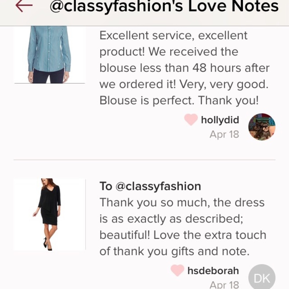 Poshmark Classy Fashion Womens Clothing Bags Tops - Picture 10 of 11